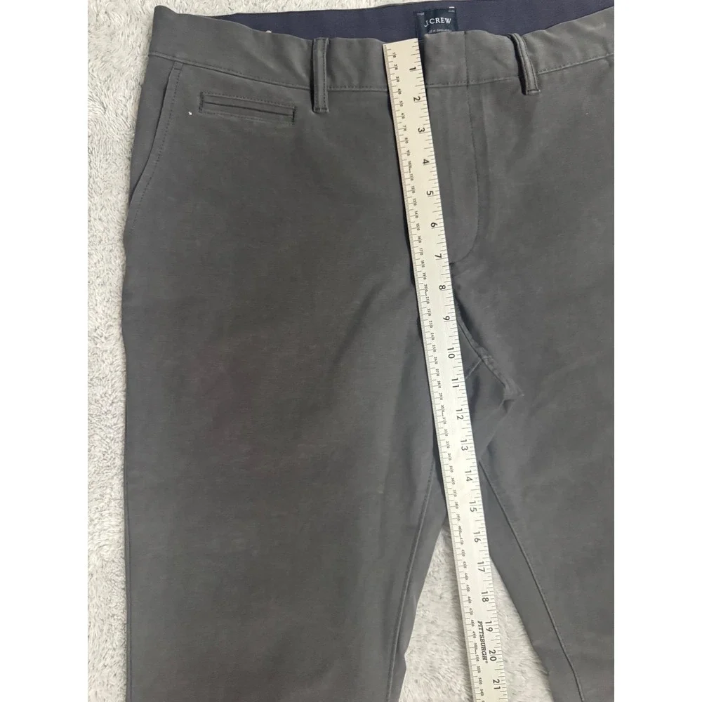 J.Crew 484 Slim Fit Chino Pants Mens 34x34 Charcoal Gray BU843